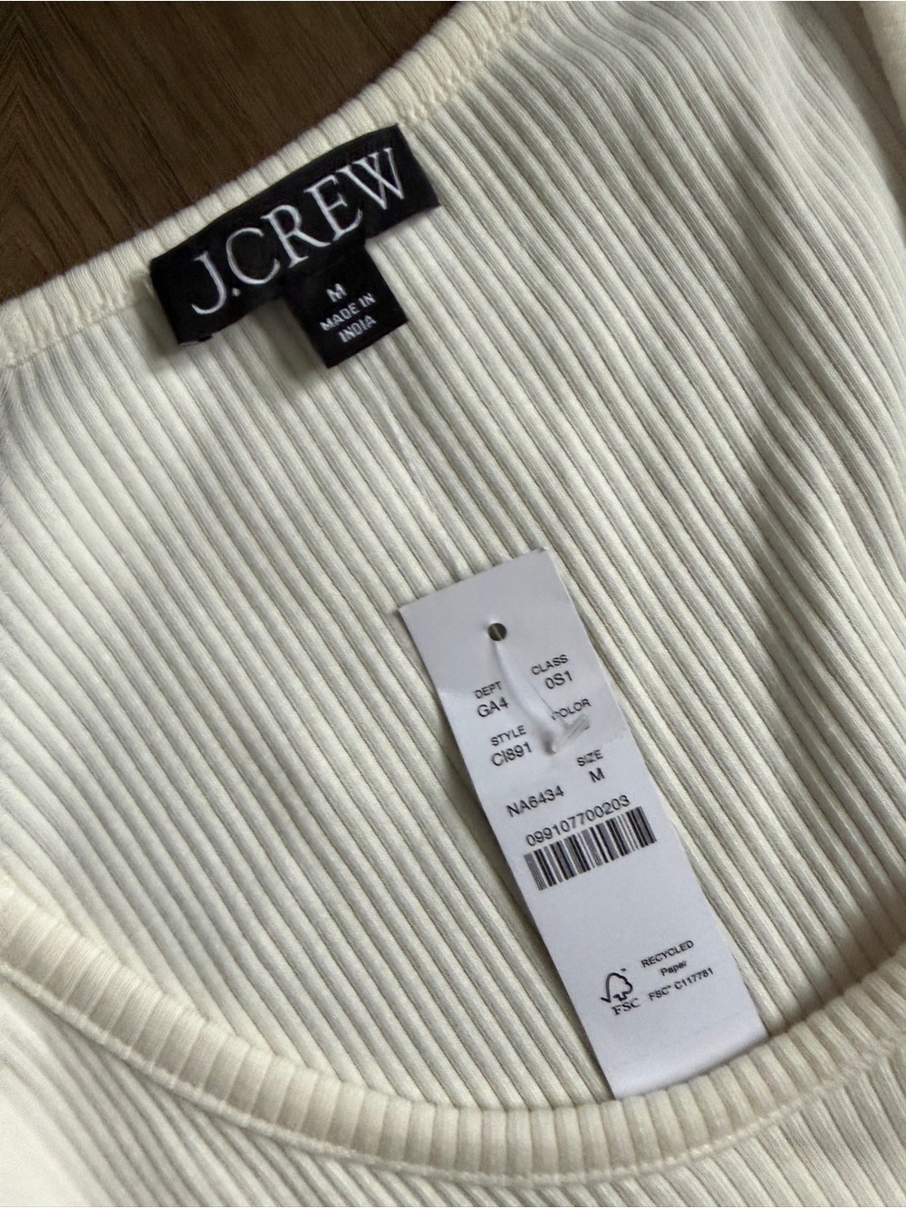 NWT J. Crew Gathered Waist Mixy Dress - Size Medium - Picture 7 of 9